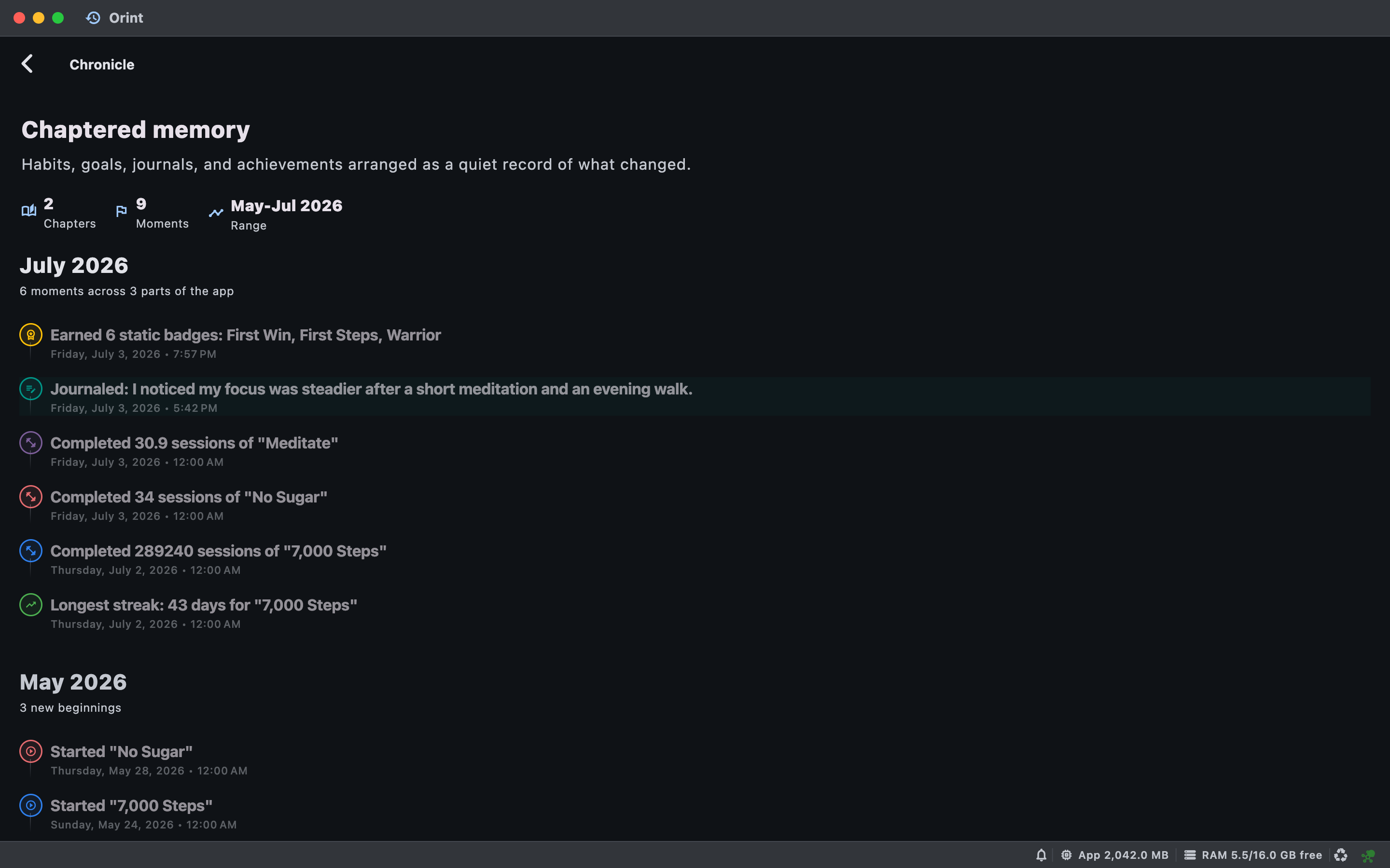 Mac Chronicle screenshot