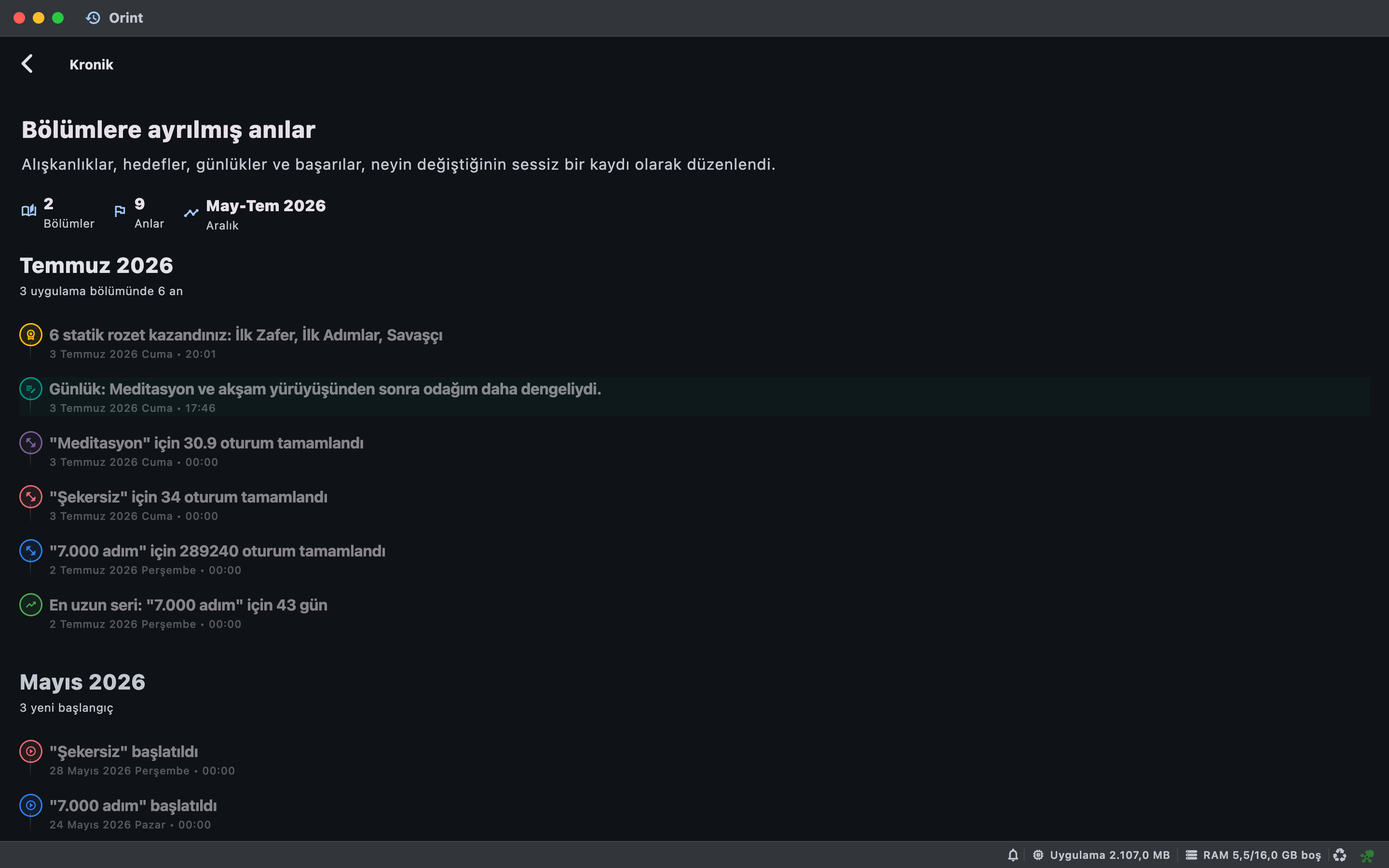 Mac Chronicle screenshot